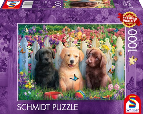 Schmidt puzzle cuccioli carini animali puzzle 1000 pezzi-2