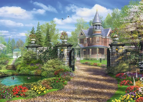 Schmidt puzzle tenuta di campagna idilliaca 1000 pezzi Dominic Davison adulti