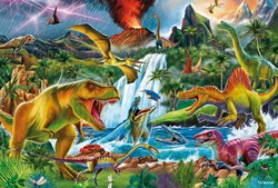 Schmidt puzzle giganti preistorici - puzzle 200 pezzi bambini