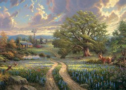 Schmidt puzzle Thomas Kinkade Idillio di campagna 1000 pezzi puzzle