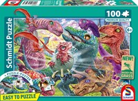 Schmidt puzzle Little Dinosaurs - 100 pezzi puzzle bambini dinosauri-2