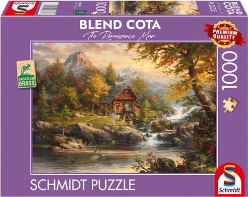 Schmidt puzzle casa estiva 1000 pezzi Blend Cota adulti-2