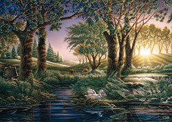 Schmidt puzzle Morning Magic at the Pond - puzzle da 1000 pezzi