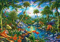 Schmidt puzzle isola paradisiaca 1000 pezzi puzzle qualità premium
