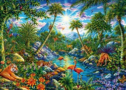 Schmidt puzzle isola paradisiaca 1000 pezzi puzzle qualità premium