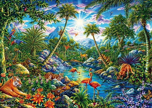 Schmidt puzzle isola paradisiaca 1000 pezzi puzzle qualità premium
