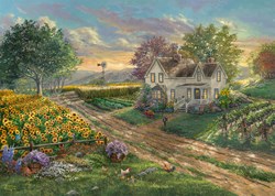 Schmidt puzzle campi di girasoli - puzzle da 1000 pezzi