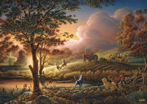 Schmidt puzzle Sunshine Gold Over Ripe Fields - puzzle 1000 pezzi