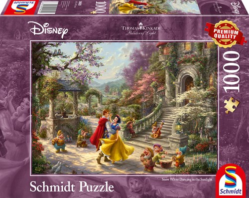 Schmidt puzzle Disney Biancaneve balla con il principe 1000 pezzi-2