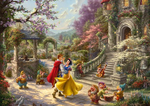 Schmidt puzzle Disney Biancaneve balla con il principe 1000 pezzi