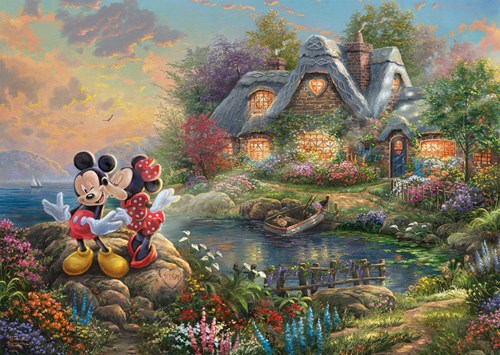 Schmidt puzzle Disney Mickey & Minnie 1000 pezzi qualità premium