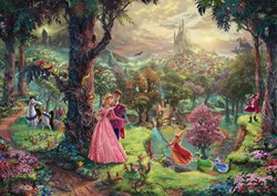 Schmidt puzzle Disney La Bella Addormentata 1000 pezzi - Thomas Kinkade