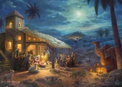 Schmidt puzzle Spirit presepe natalizio 1000 pezzi arte religione