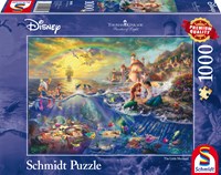 Schmidt puzzle Disney La Sirenetta Ariel 1000 pezzi cartone-2