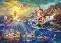 Schmidt puzzle Disney La Sirenetta Ariel 1000 pezzi cartone