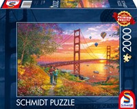 Schmidt puzzle Golden Gate Bridge - 2000 pezzi paesaggio-2