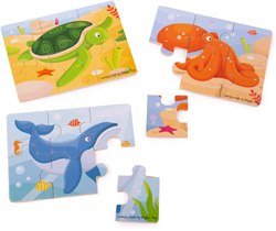 Bigjigs Sealife (6 pezzi) 3 puzzle