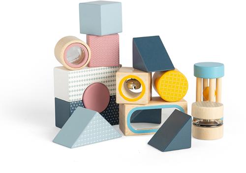 Bigjigs Toys Sensory Explorer Blocks