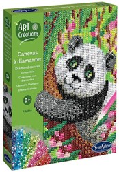 Sentosphère set creativa diamond painting - panda opera creativa