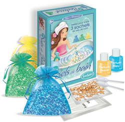 Sentosphère set mini sali da bagno giocattolo creativo - crea sali da bagno colorati