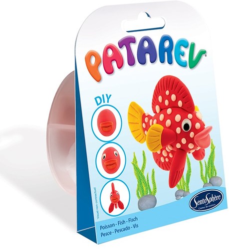 Sentosphère pasta modellabile giocattolo Patarev Pocket Pesce set creativo