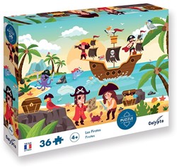 Sentosphère puzzle pirati bambini 36 pezzi gioco educativo cartone
