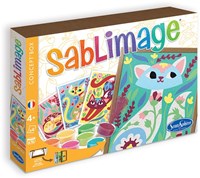 Sentosphère set arte con sabbia gatti romantici - giocattolo creativo
