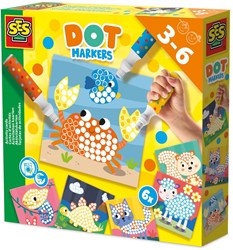 Ses Dot markers pennarelli creativi a punti con schede attività per bambini
