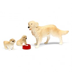 Lundby cane giocattolo con cuccioli - accessorio per casa delle bambole