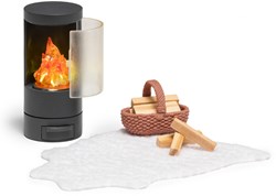 Lundby camino casa delle bambole - accessorio soggiorno miniatura LED