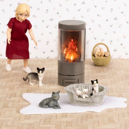 Lundby Set  Open haard-3