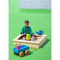 Lundby casa delle bambole sabbiera - set accessori giocattolo da esterno per bambini-2