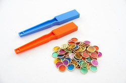 Shaw giocattolo magnetico - Bacchette magnetiche e gettoni set 102 pezzi