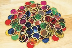 Shaw gettoni metallici colorati - pezzi magnetici da gioco 100 pezzi