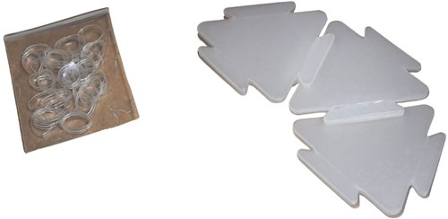 Sheedz paralume triangolare trasparente 24 pezzi LED fai-da-te