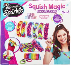 Cra-z-art giocattolo Shimmer n Sparkle Squish Magic Bubble Bands set