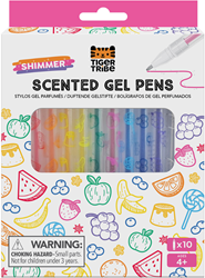 Tiger Tribe set di penne gel glitter - cancelleria profumata per bambini
