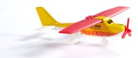 Siku buggy set giocattolo con aereo sportivo e rimorchio rosso-giallo-2