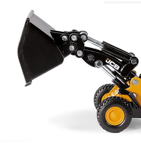 Siku veicolo da cantiere JCB 457 pala gommata 1:87 giallo nero metallo plastica-2