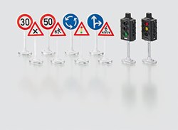 Siku set traffico giocattolo segnali e semafori plastica multicolore