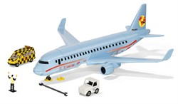 Siku SIKU World Verkeersvliegtuig met accessoires