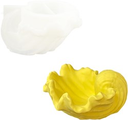 Jesmonite stampo in silicone conchiglia creatività 13,3x13x6,7cm