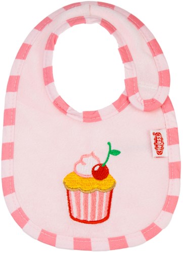 Heless accessorio bambola bavaglino Emilys cupcake per bambole