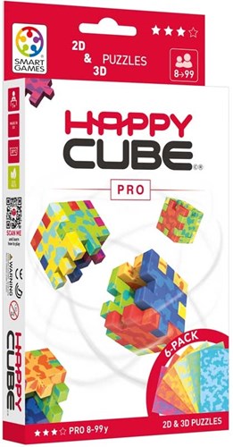Smart Games puzzle 3D Happy Cube Pro 6-pack cubi colorati