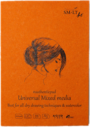 SMLT SMLT Papierblok Mixed Media A5 200gr 40 vel