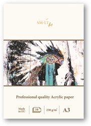 SMLT SMLT Professional Papierblok Acryl A3 420gr 10 vel