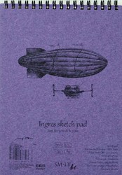 SMLT blocco ad anelli da disegno Ingres A5 130gr 25 fogli carta