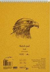 SMLT album da disegno ad anelli Kraft A4 90gr 60 fogli carta da disegno