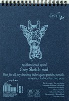 SMLT album da schizzi A5 grigio ad anelli 180gr 20 fogli carta FSC