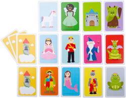 BigJigs Snap Carte Fantasia - Gioco di Carte Educativo per Bambini
